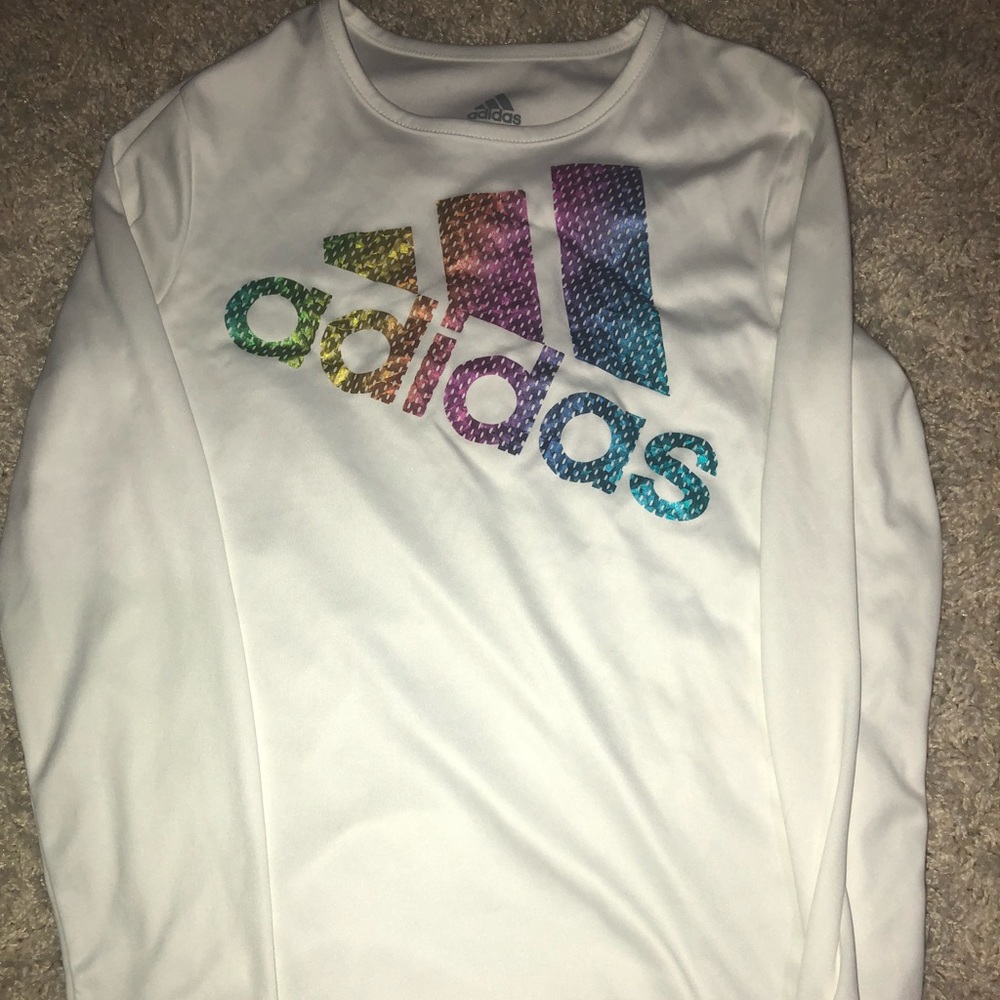 Adidas girls long sleeve shirt